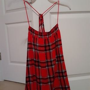 plaid tank top